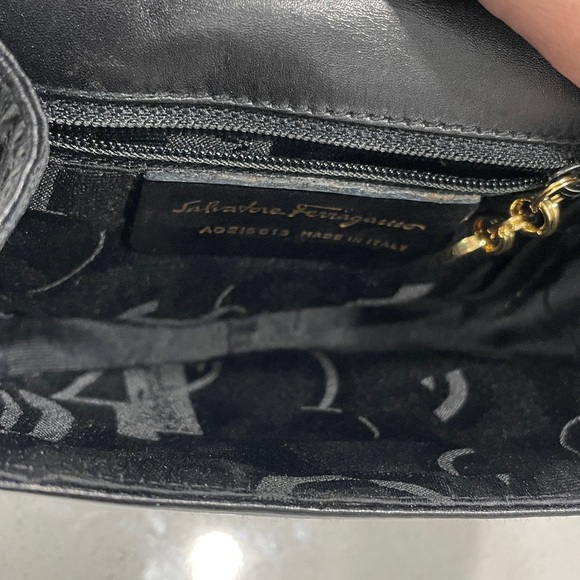 Vintage Salvatore Ferragamo Gancini Mini Chain Convertible Bag - Picture 13 of 16
